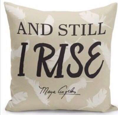 And Still I Rise Pillow Cover