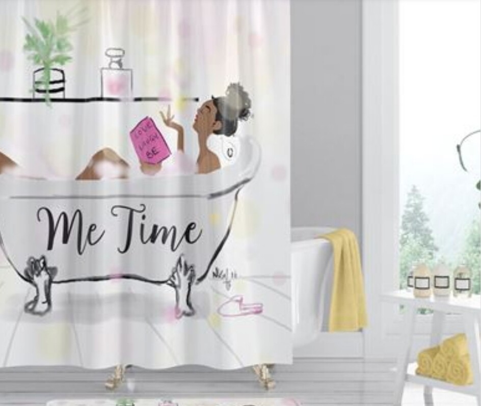 Me Time Shower Curtain