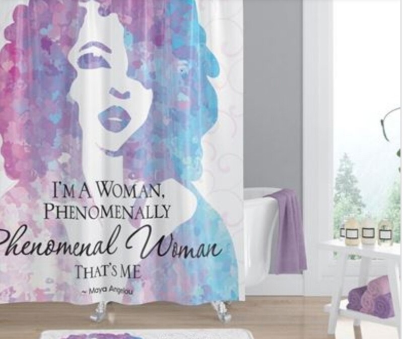 Phenomenal Woman Shower Curtain
