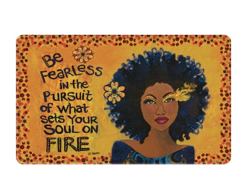 Soul On Fire Memory Foam Bath Mat