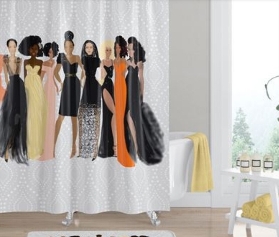 Sister Friends Shower Curtain