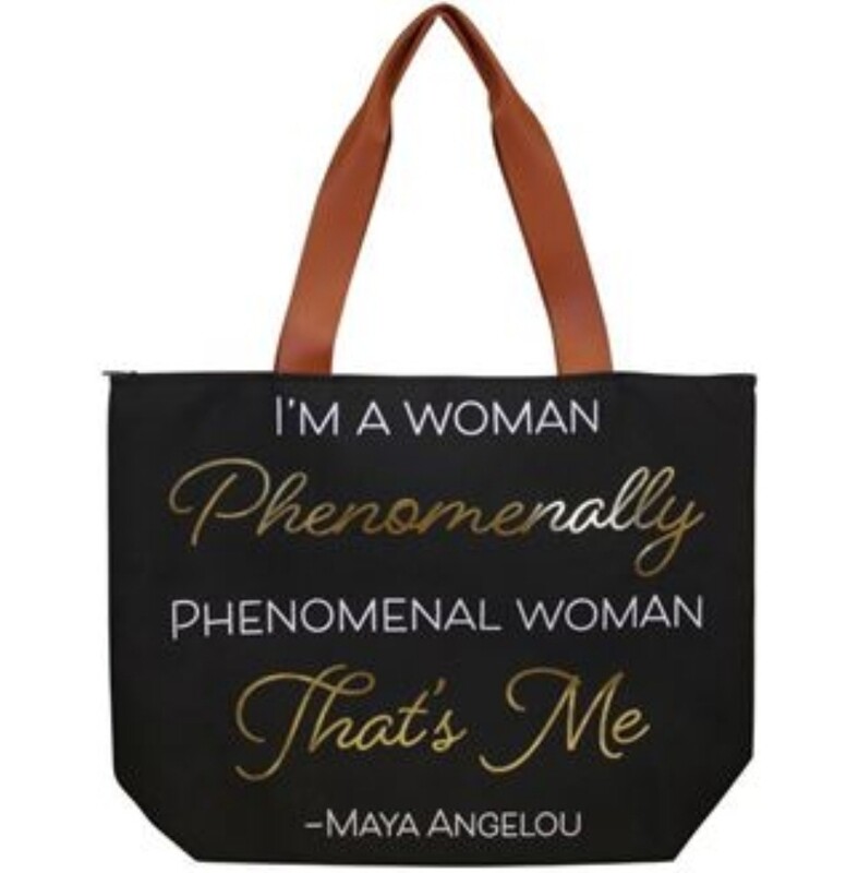 Phenomenal Woman Canvas Tote