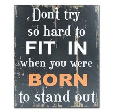Stand Out Wall Plaque