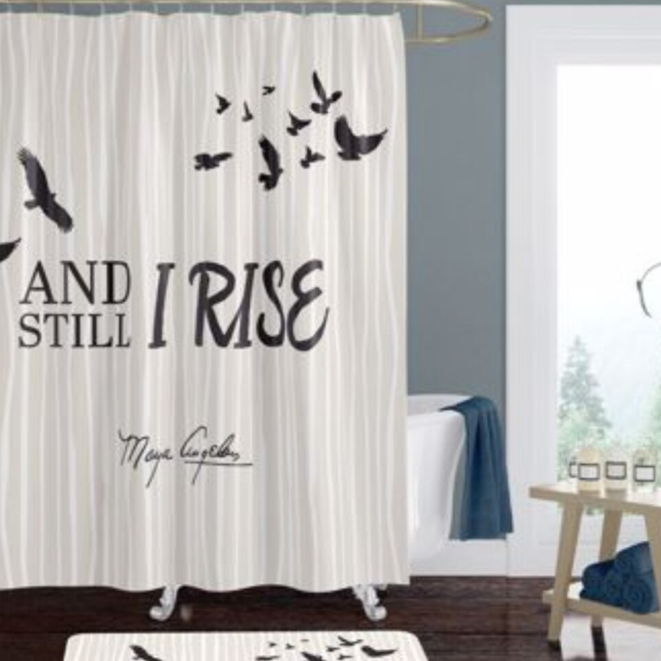 And I Rise Shower Curtain