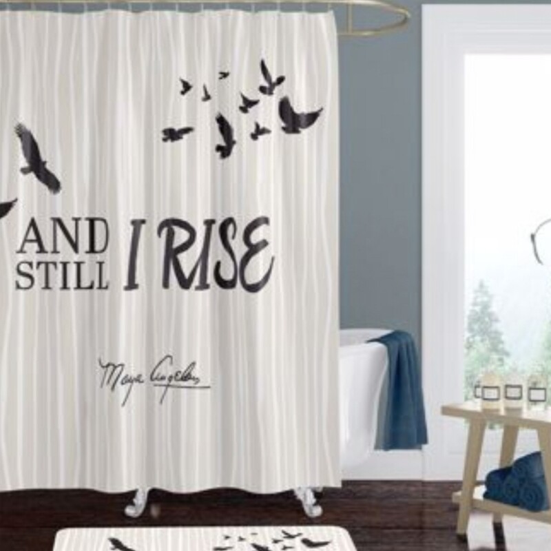 And I Rise Shower Curtain