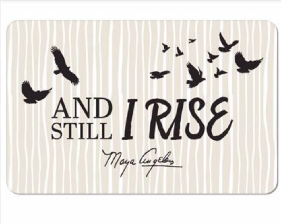 And Still I Rise Memory Foam Bath Mat