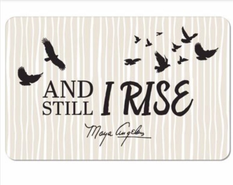 And Still I Rise Memory Foam Bath Mat