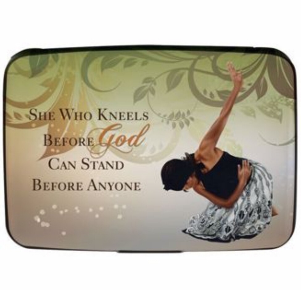 She Who Kneels Card Holder