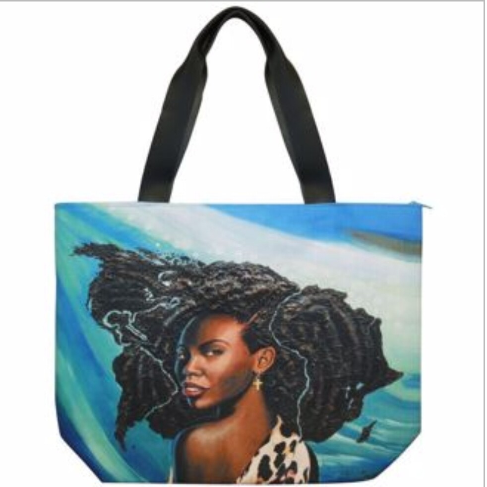 Blue Diva Canvas Bag