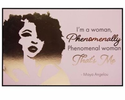 Phenomenal Woman Wall Plaque