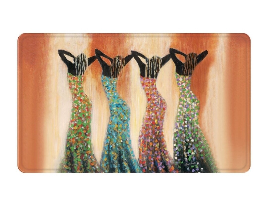Dance Of the Summer Solstice Memory Foam Bath Mat