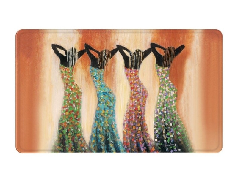 Dance Of the Summer Solstice Memory Foam Bath Mat