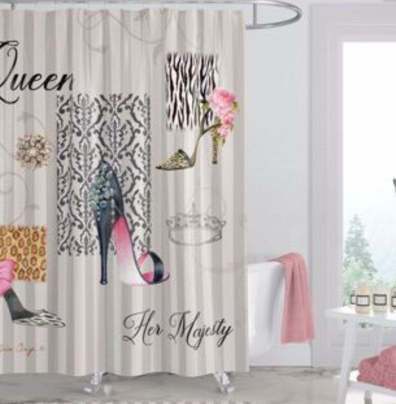 Queen Boutique Shower Curtain