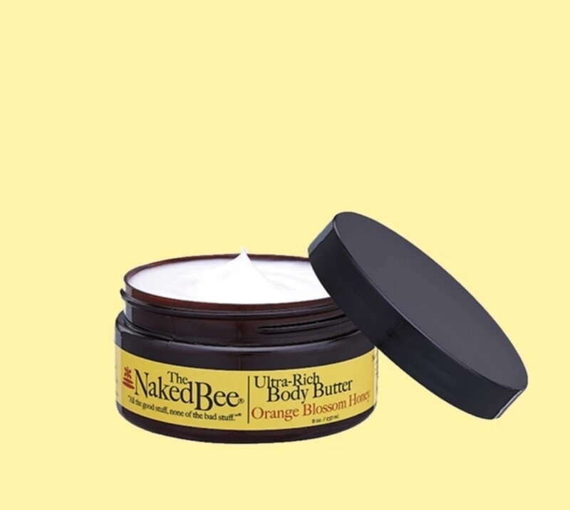 The Naked Bee Orange Blossom Honey 8 oz Body Butter