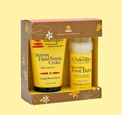 The Naked Bee Orange Blossom Honey Hands & Feet Gift Set
