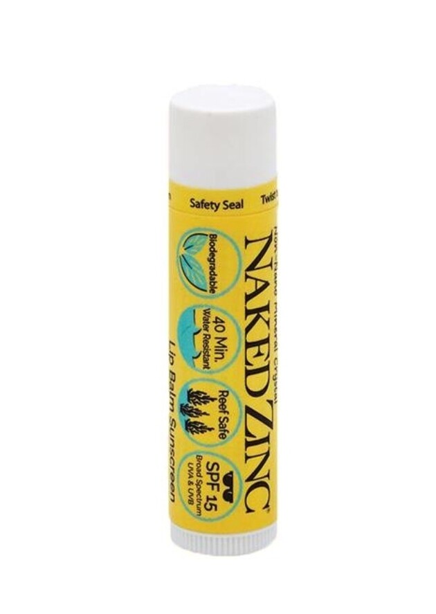 The Naked Bee Naked Zinc Lip Balm SPF 15 - .15 oz
