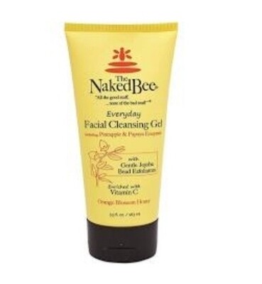 The Naked Bee Orange Blossom Honey Everyday Facial Cleansing Gel 5.5 oz