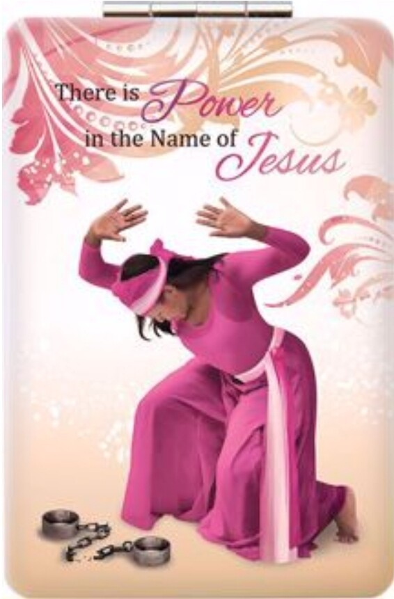 Power in The Name of Jesus Compact Mirror