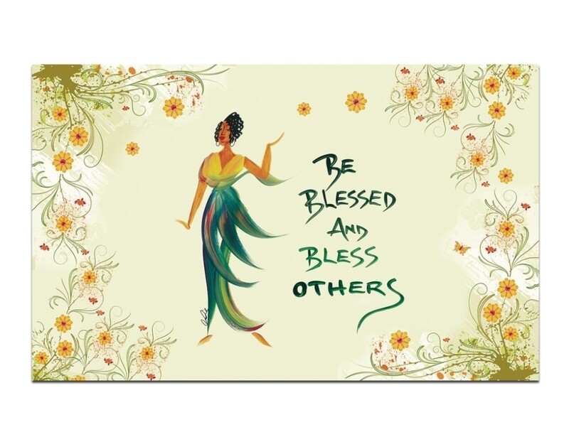 Be Blessed and Bless Others Interior Floor Mat