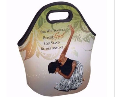 She Who Kneels Insulated Lunch Bag