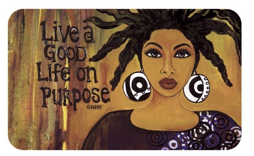 Live A Good Life On Purpose Interior Floor Mat