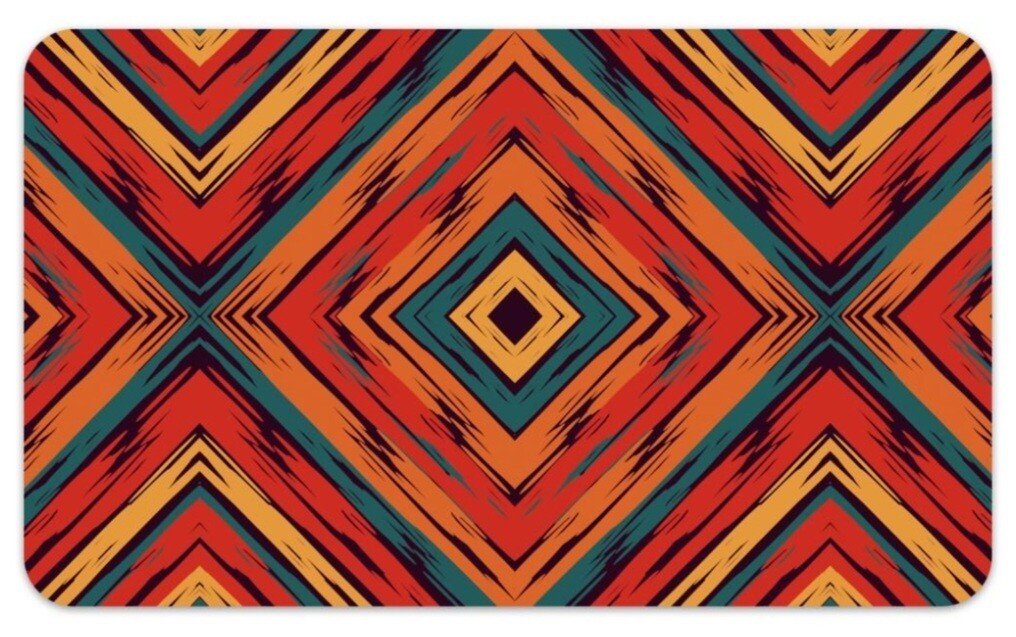 Sunset Stripes Interior Floor Mat
