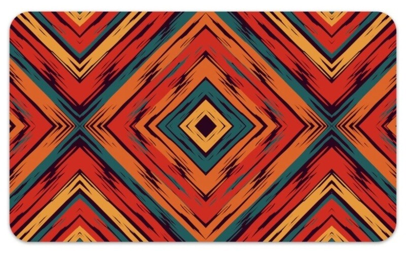 Sunset Stripes Interior Floor Mat