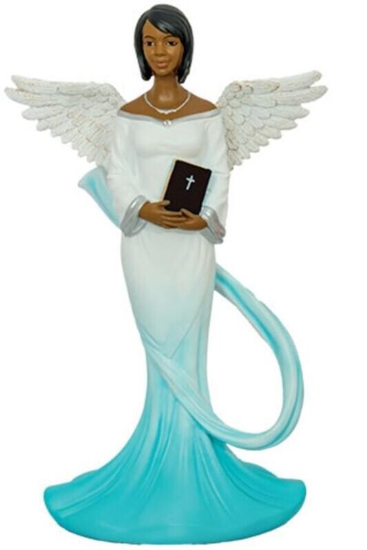 Sash Angel in Cyan