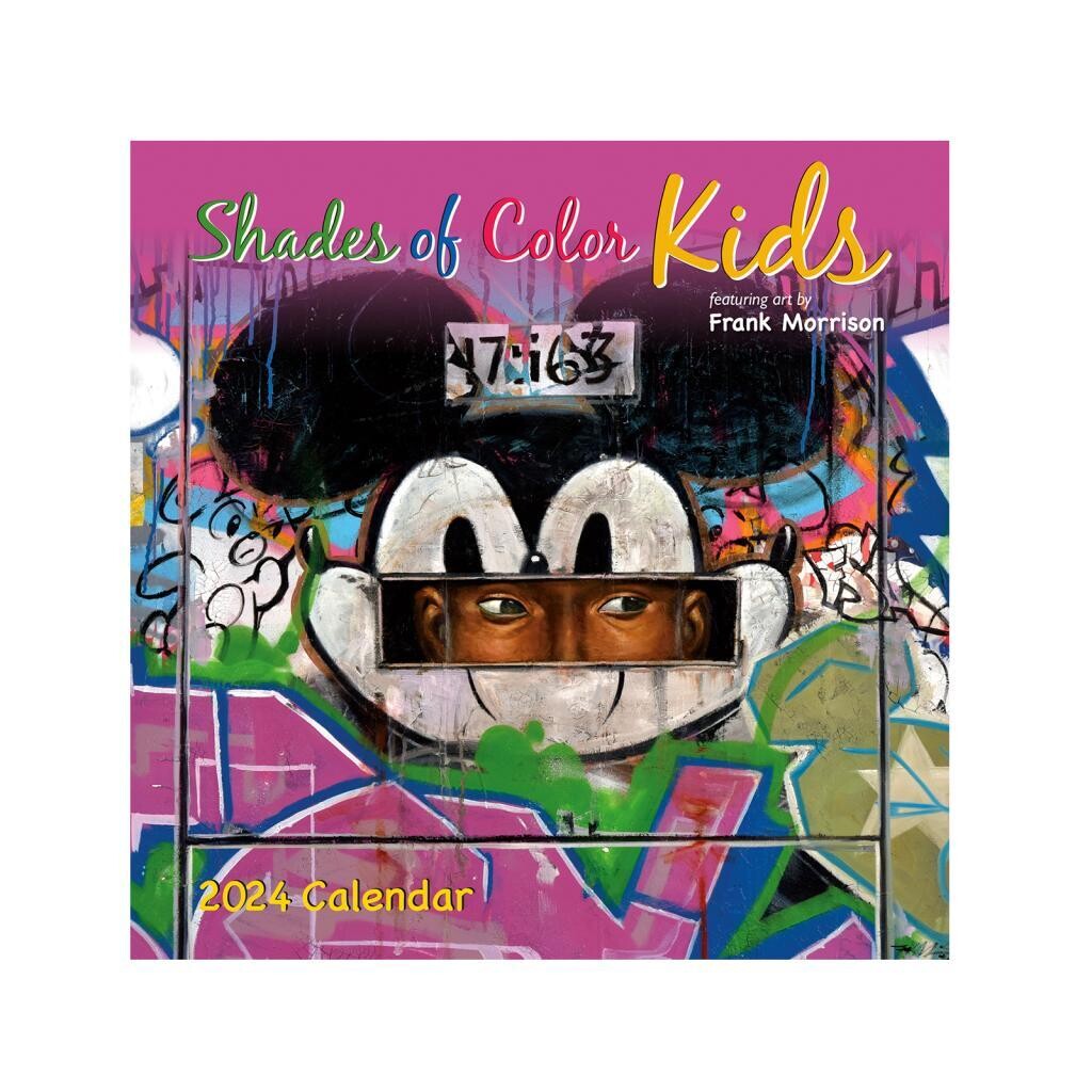 2024 Shades of Color Kids Wall Calendar
