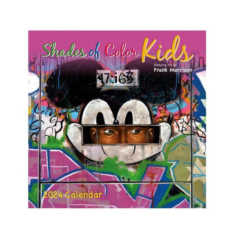 2024 Shades of Color Kids Wall Calendar