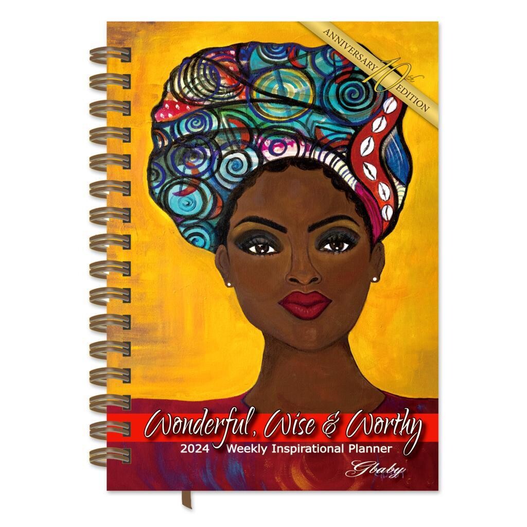 Wonderful, Wise, & Worthy 2024 Weekly Inspirational Planner