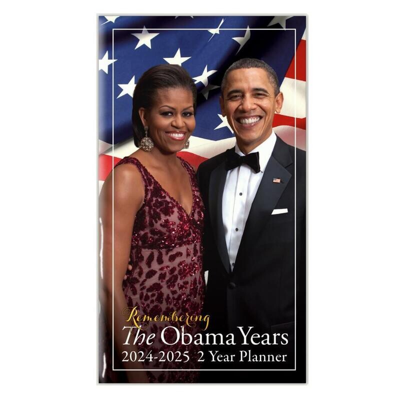 Remembering The Obamas Years 2024-2025 Checkbook Planner