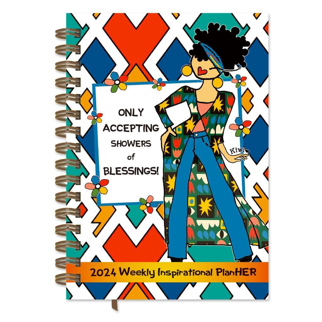 Only Accepting Showers of Blessings! 2024 Weekly Inspirational PlanHer