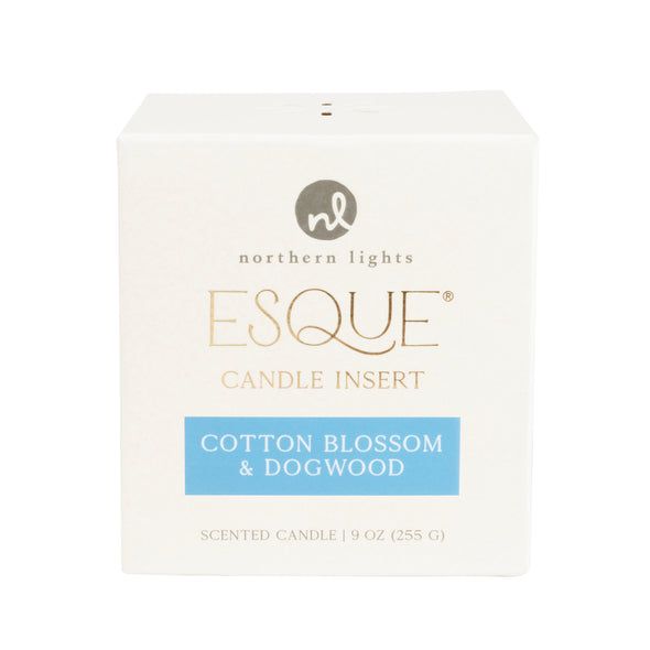 Esque Luminary Insert Cotton Blossom & Dogwood