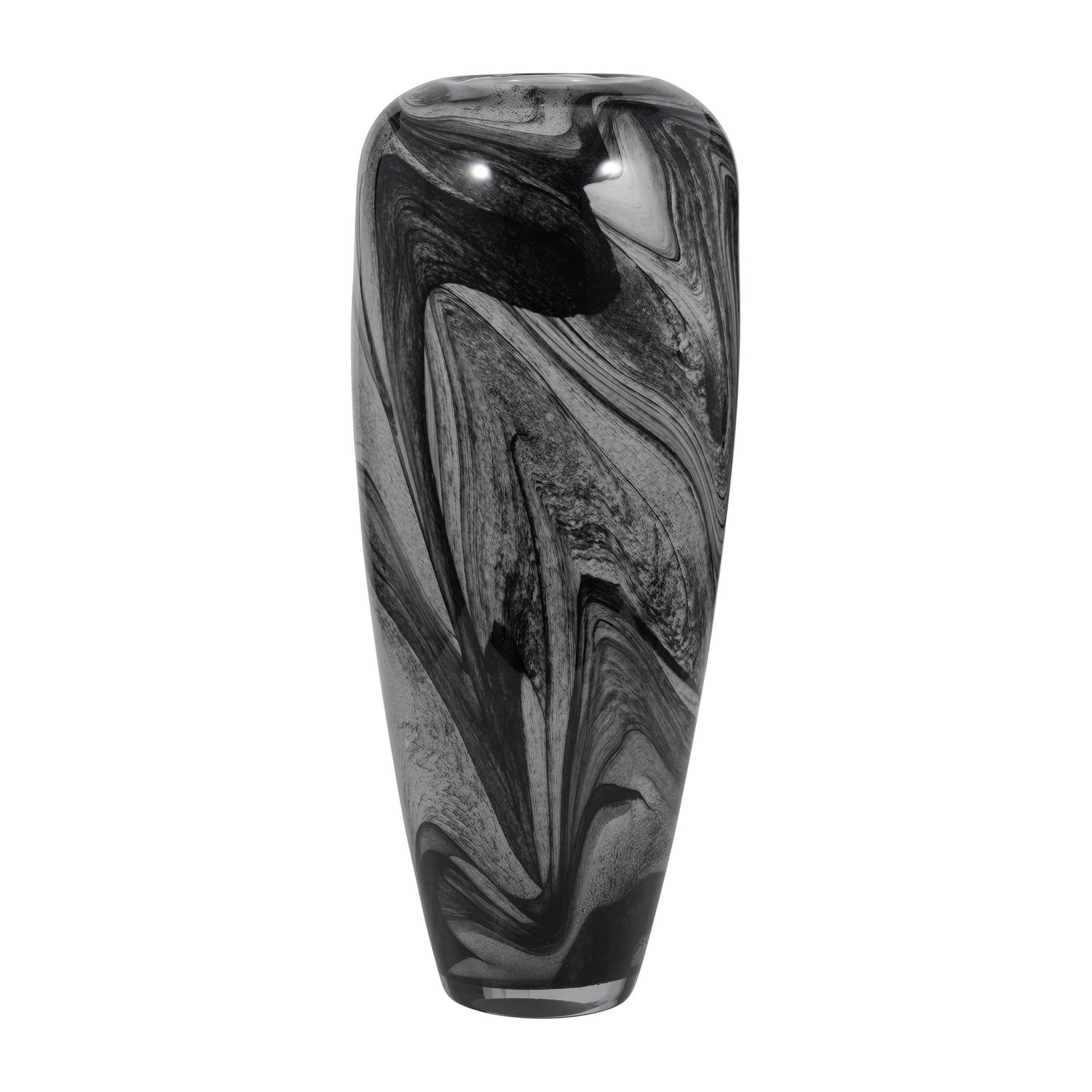 Katrina Gray Swirl  Large Vase