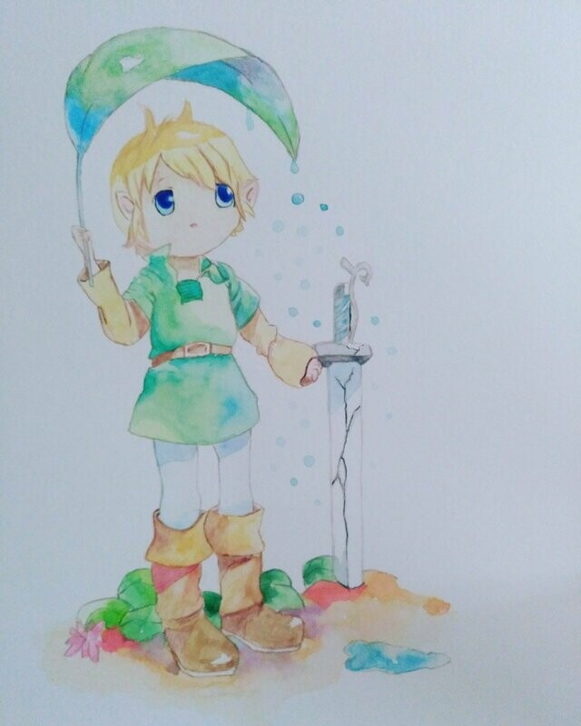 Lámina infantil Link
