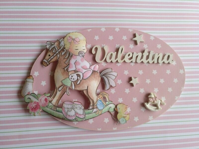 Placas infantiles con nombre