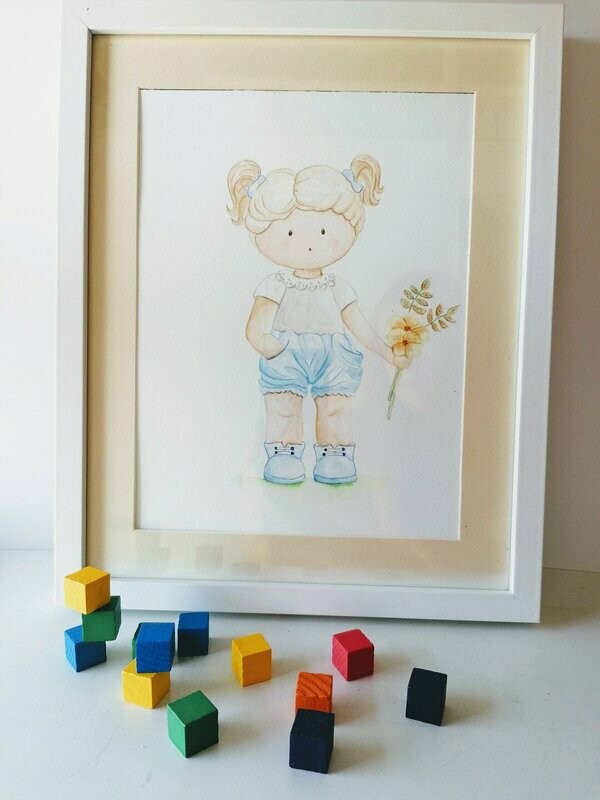 Láminas Infantiles muñecas