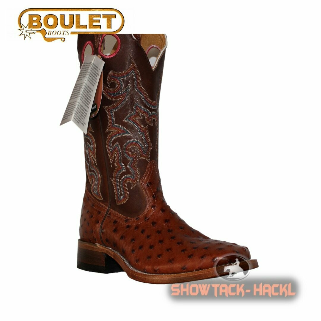 BOULET Westernboot braun hellbraun Damen