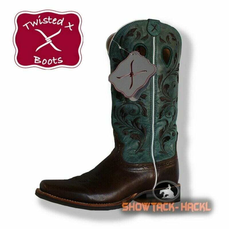 Twisted X dunkelbraun Damen