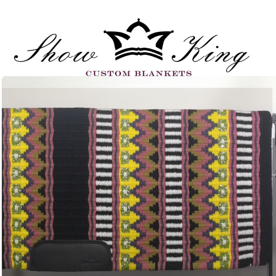 ShowKing - Blanket Oversize mit Lederbesatz