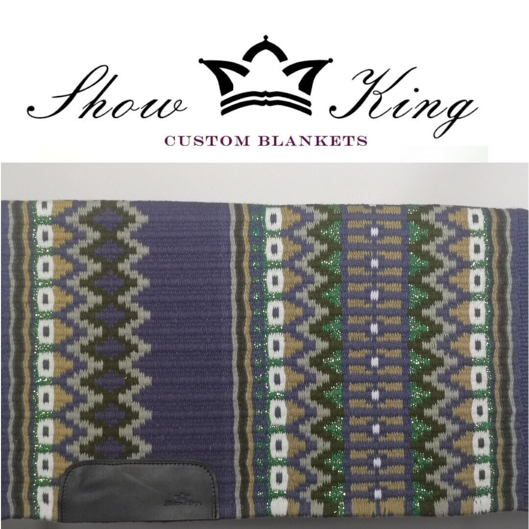 ShowKing - Blanket Oversize mit Lederbesatz