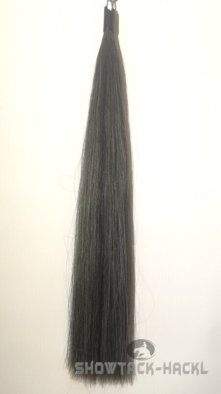 Pferdehaar 500g black-silver