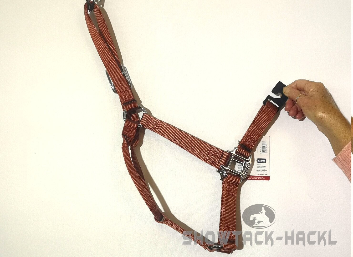 Halter / Halfter Weaver brown polyester