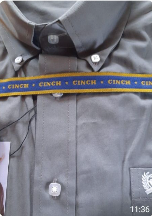 CINCH Shirt Man grey