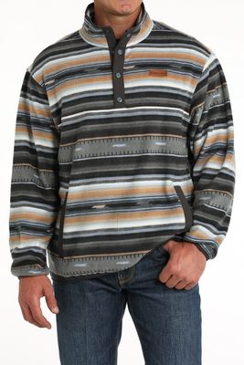 MEN'S 1/4 ZIP PULLOVER SWEATER - BROWN MEN'S 1/4 ZIP PULLOVER SWEATER - BROWN
