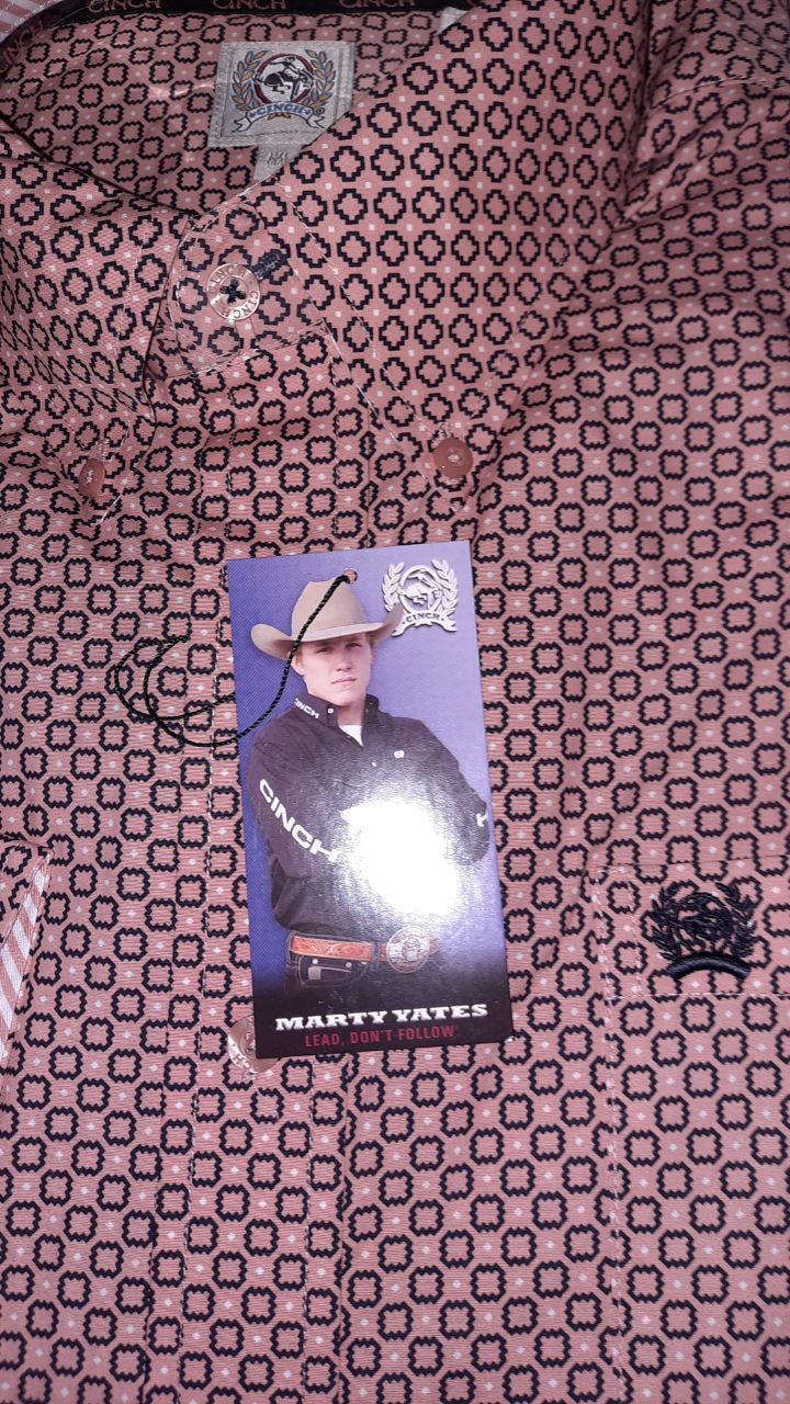 MEN'S SOLID  BUTTON-DOWN WESTERN SHIRT