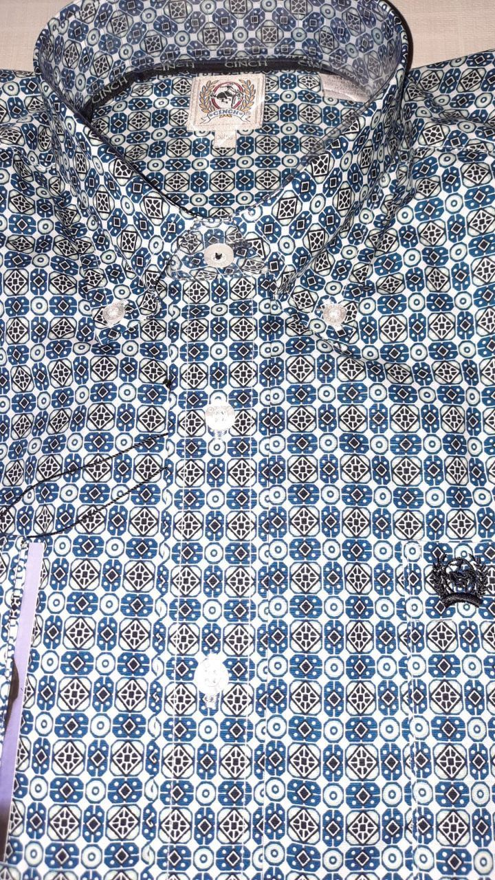 MEN'S SOLID  BUTTON-DOWN WESTERN SHIRT