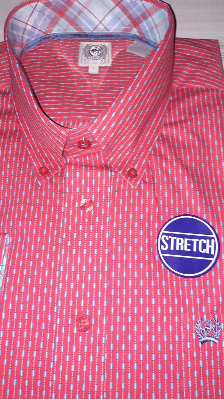 MEN'S SOLID  BUTTON-DOWN WESTERN SHIRT