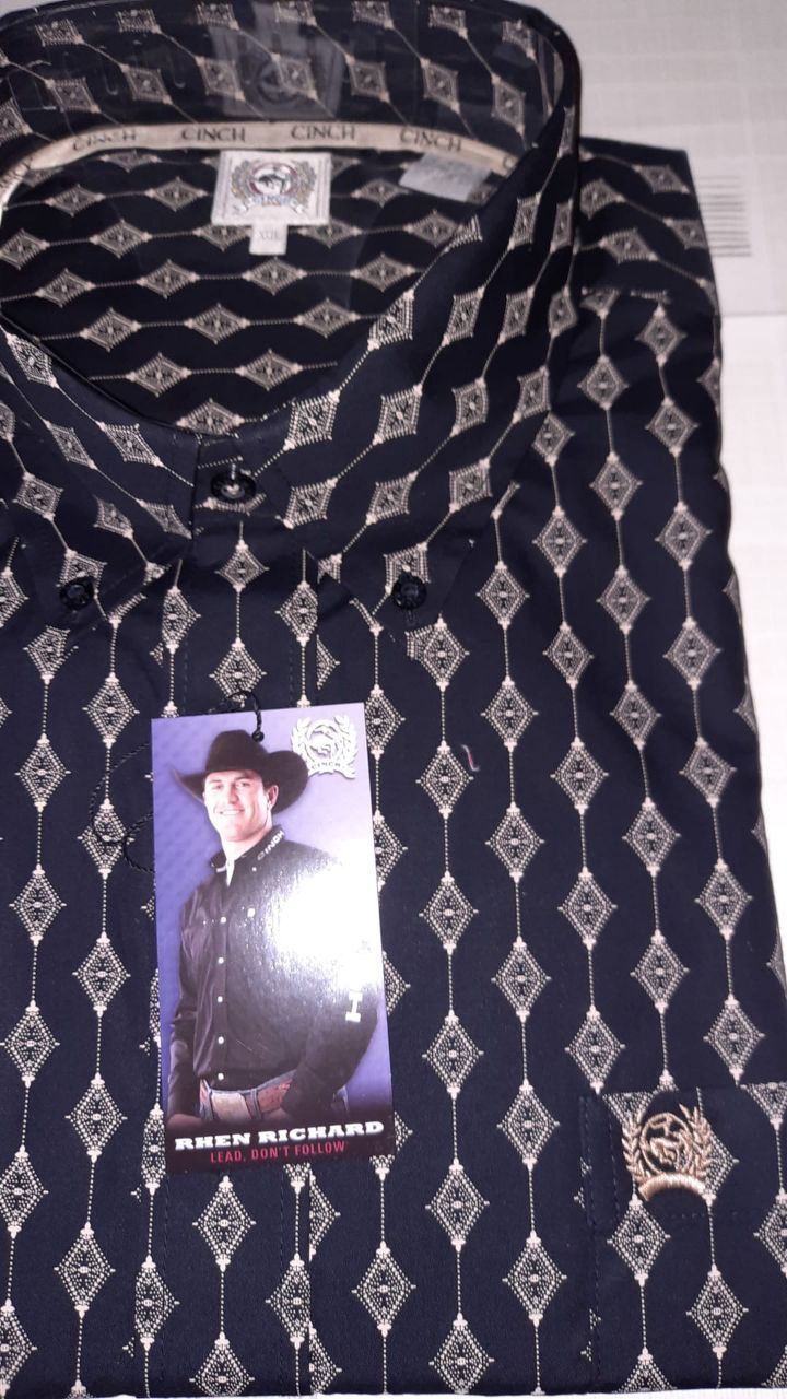 MEN'S SOLID  BUTTON-DOWN WESTERN SHIRT